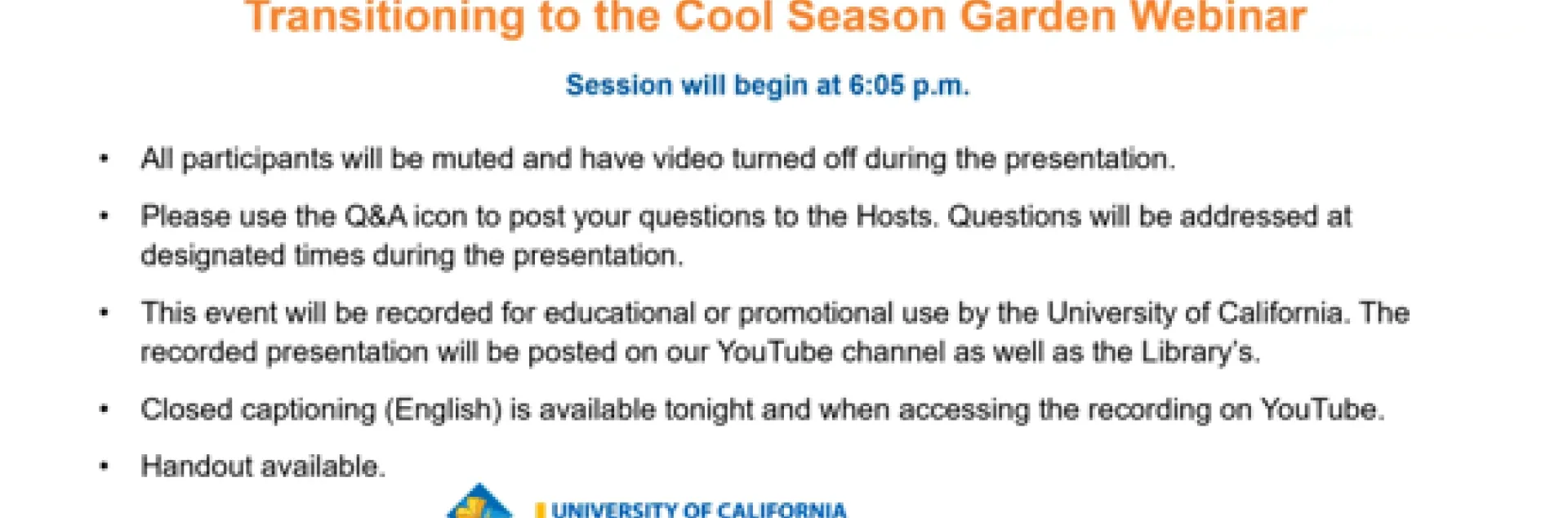 Speakers Bureau Presentation Slide