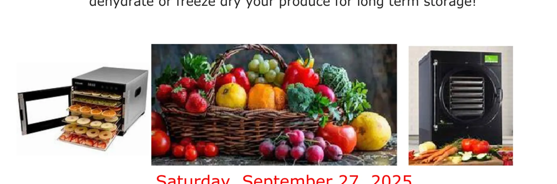 Dehydration Worskshop