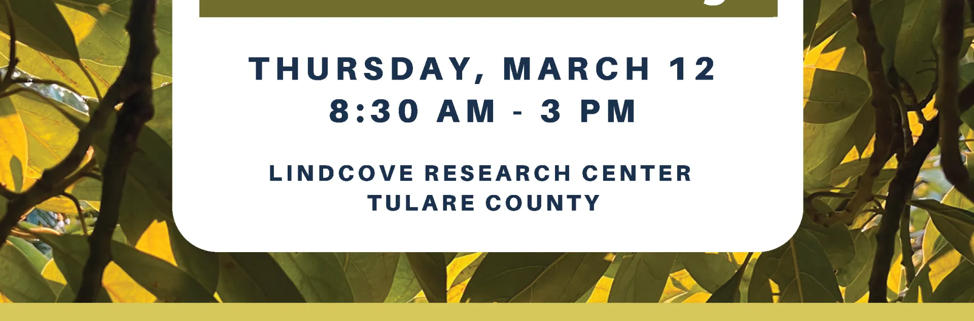 Avocado Grower Seminar