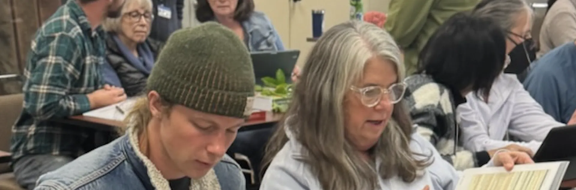 Master Gardener Trainees in Class