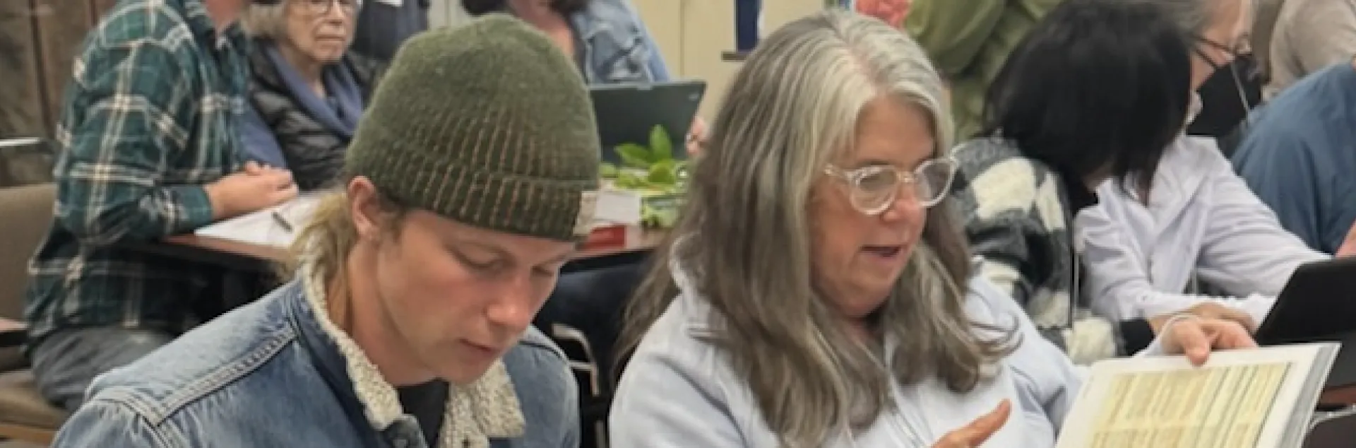 Master Gardener Trainees in Class