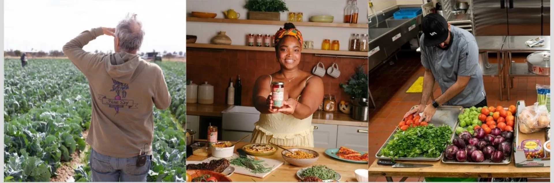 Three food and farm entrepreneurs representing the diverse client mix of the Southwest Regional Food Business Center