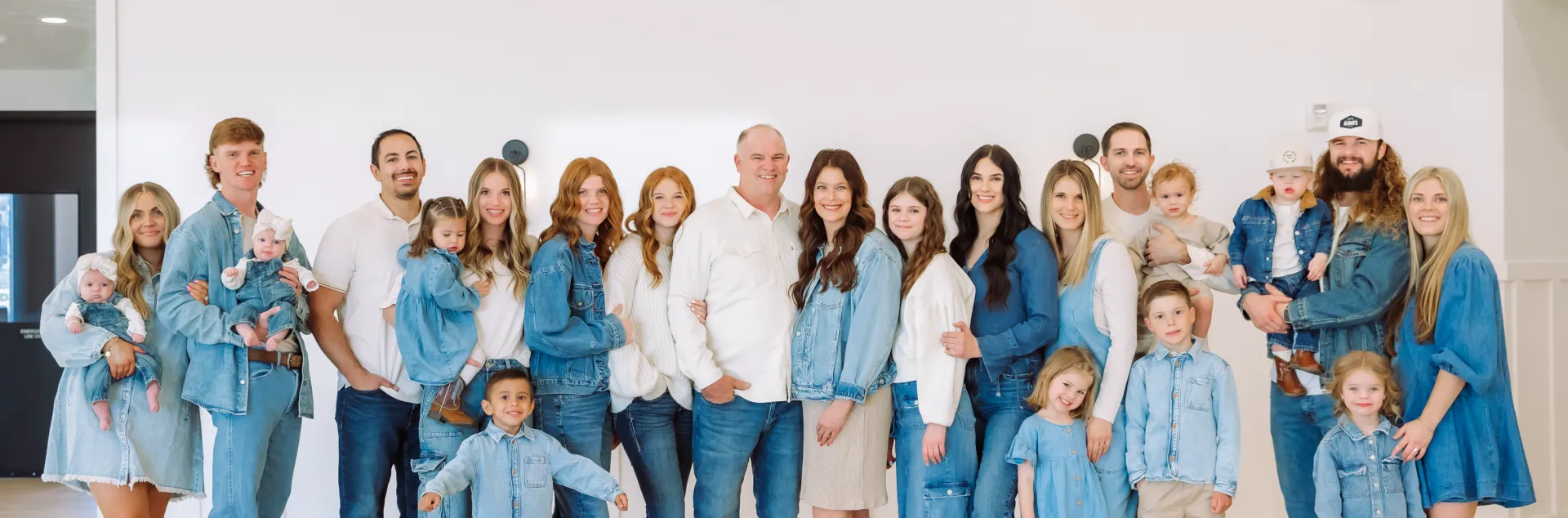 Oliver's Place Farm family photo representing three of the six generations