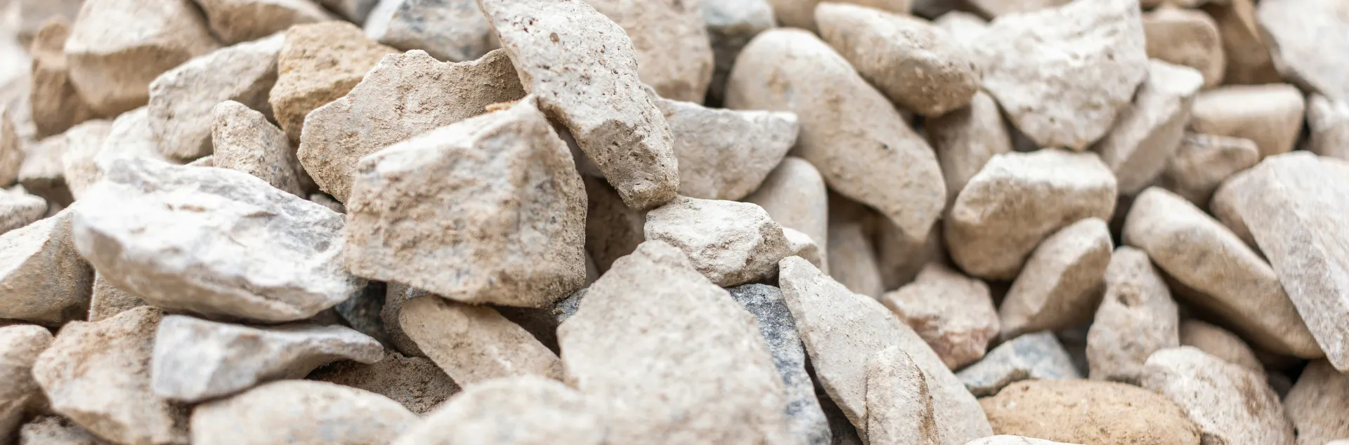 Image of stacked lime stones.