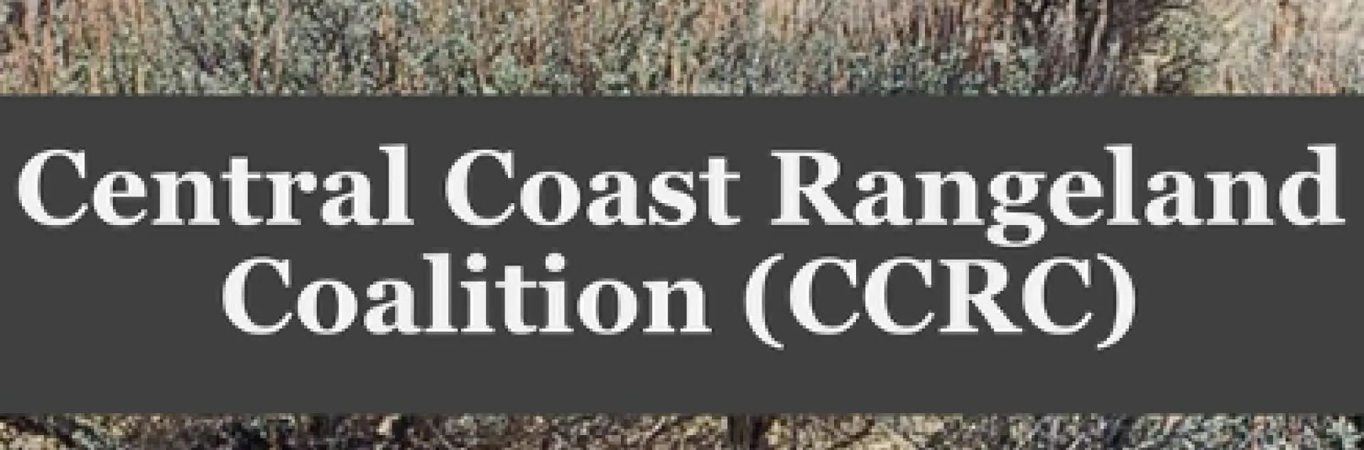 Central California Rangeland Coalition (CCRC) Banner