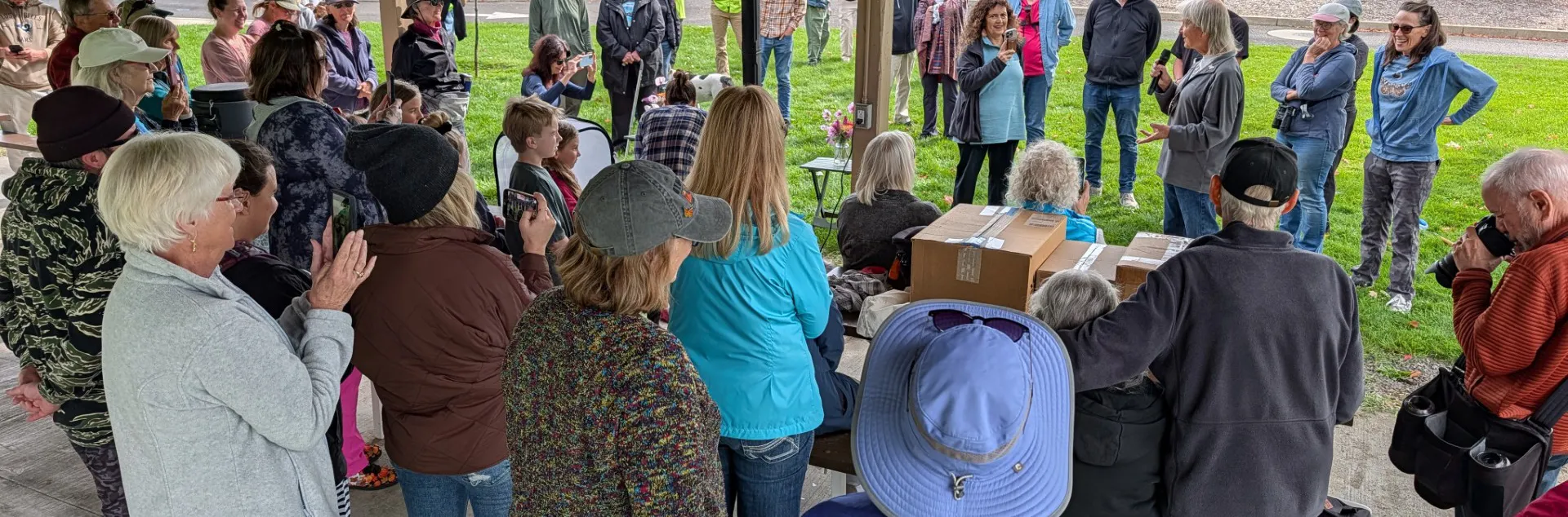 Monarch advocates gathering in Phoenix, Ore. (Photo courtesy of David James)