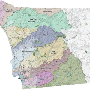 San Diego Watershed Map