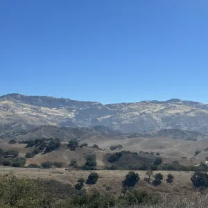 View of Figueroa Mountain in Santa Barbara County.