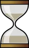 Image of hour glass with sand.