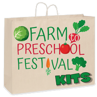 Farm to Preschool Logo on a bag