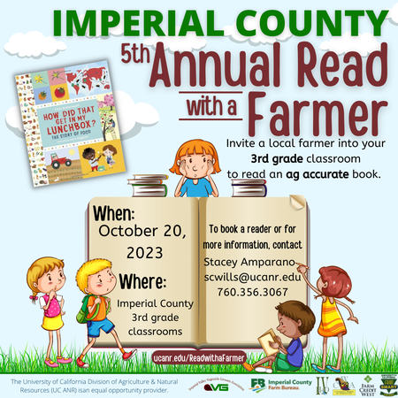 Imperial County 5th Annual Read with a Farmer