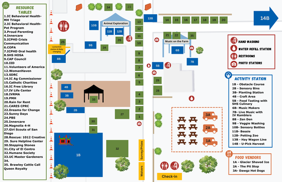 Farm-to-Preschool Festival Map-English Version