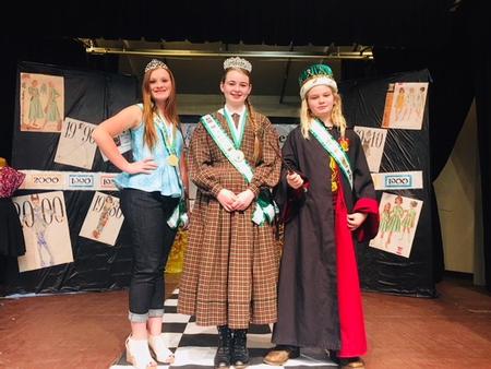 2018 Fashion Revue Princess, Queen and Prince: Kenzie Eddy, Paisley Weigel and Dominickus Weigel