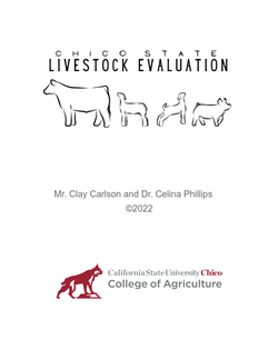 Chico State Livestock Evaluation Manual