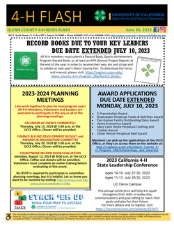 News Flash June 2023 Record Book Information, State Leadership Conference, and Council Committees