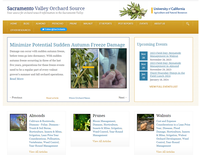 Sac Valley Orchards Website Image