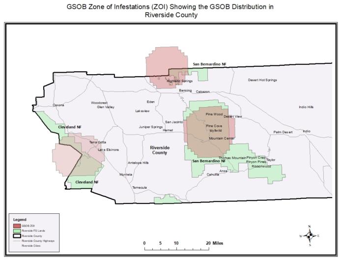 2019 Riverside County GSOB ZOIs