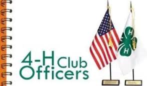 4-H Club Officers
