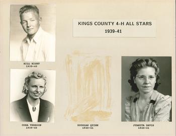 Kings Co. 4-H All Star 1939-41