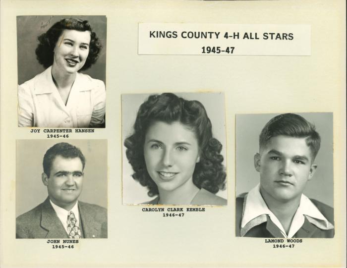 Kings Co. 4-H All Star 1945-47
