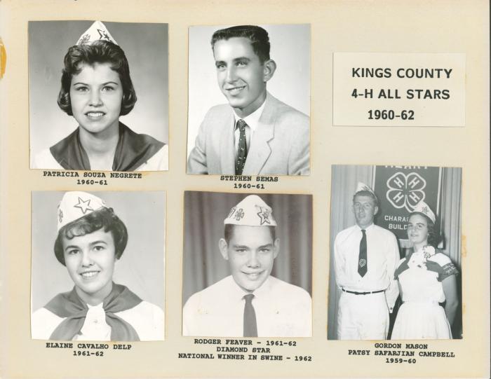 Kings Co. 4-H All Star 1960-62