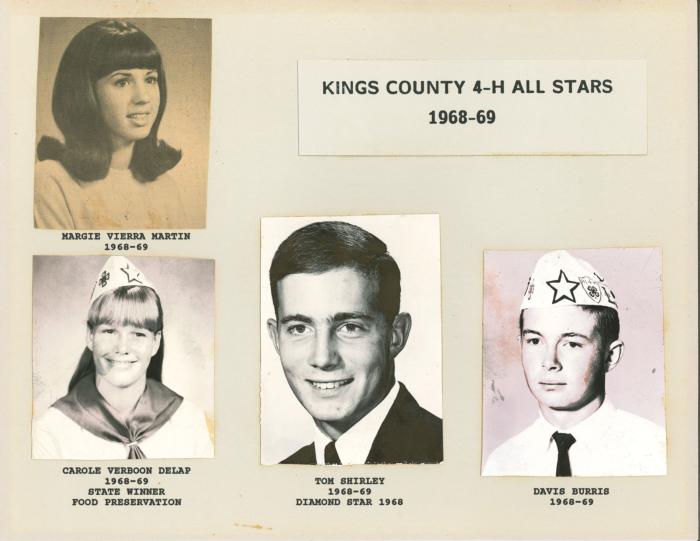 Kings Co. 4-H All Star 1968-69
