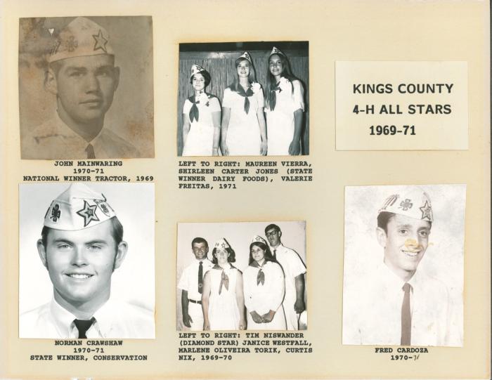 Kings Co. 4-H All Star 1969-71
