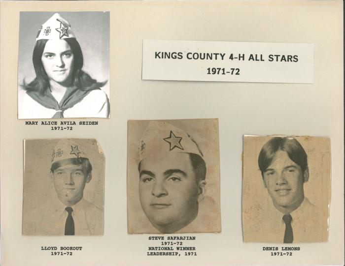 Kings Co. 4-H All Star 1971-72