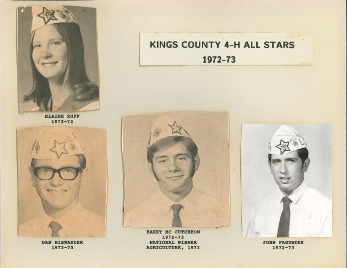 Kings Co. 4-H All Star 1972-73