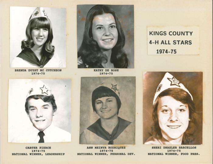 Kings Co. 4-H All Star 1974-75