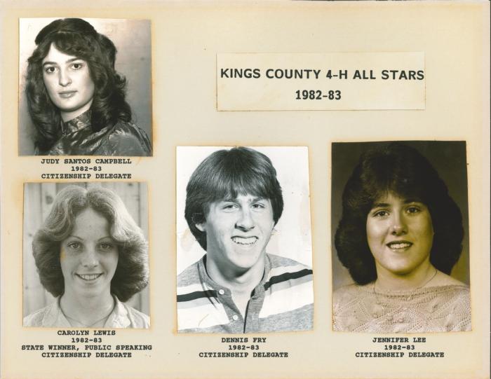 Kings Co. 4-H All Star 1982-83 (2)