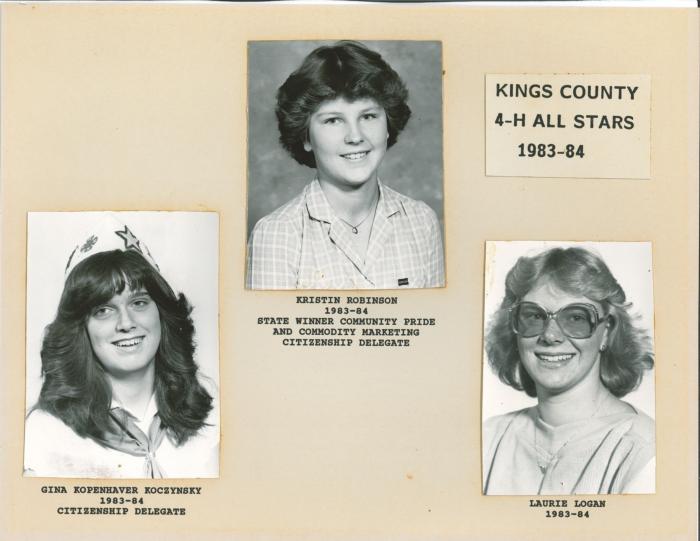 Kings Co. 4-H All Star 1983-84 (2)