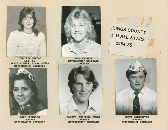 Kings Co. 4-H All Star 1984-85 (2)