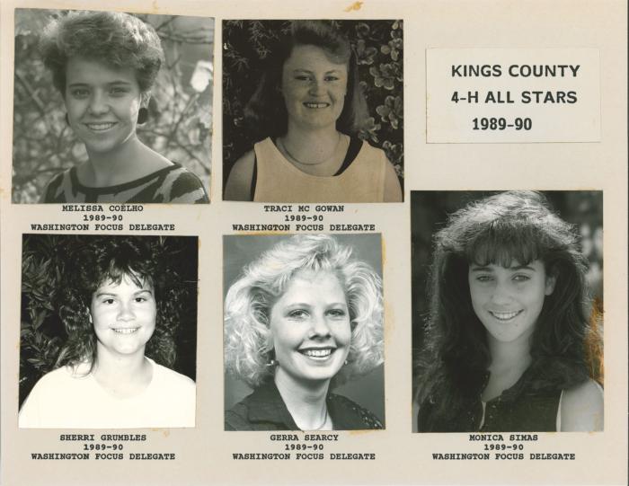 Kings Co. 4-H All Star 1989-90