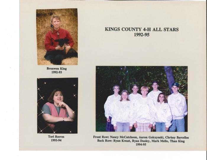 Kings Co. 4-H All Star 1992-95