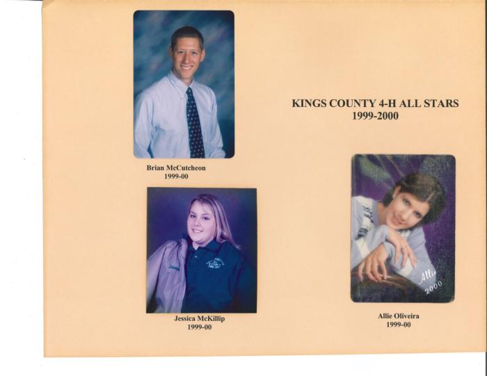 Kings Co. 4-H All Star 1999-00