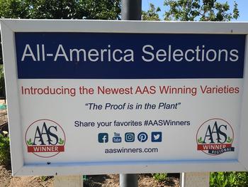 All-American Selection Display Garden sign
