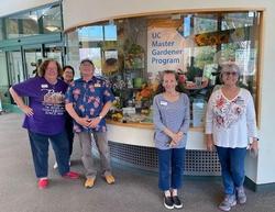 display at library for Master Gardeners Fresno