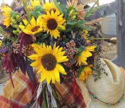 Sunflower arrangement Laura Westley