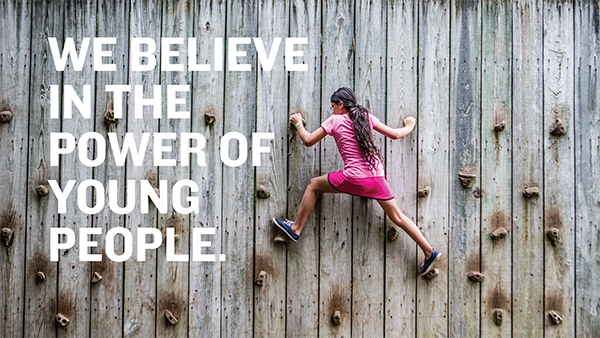 <b>We believe in the power of young people</b>