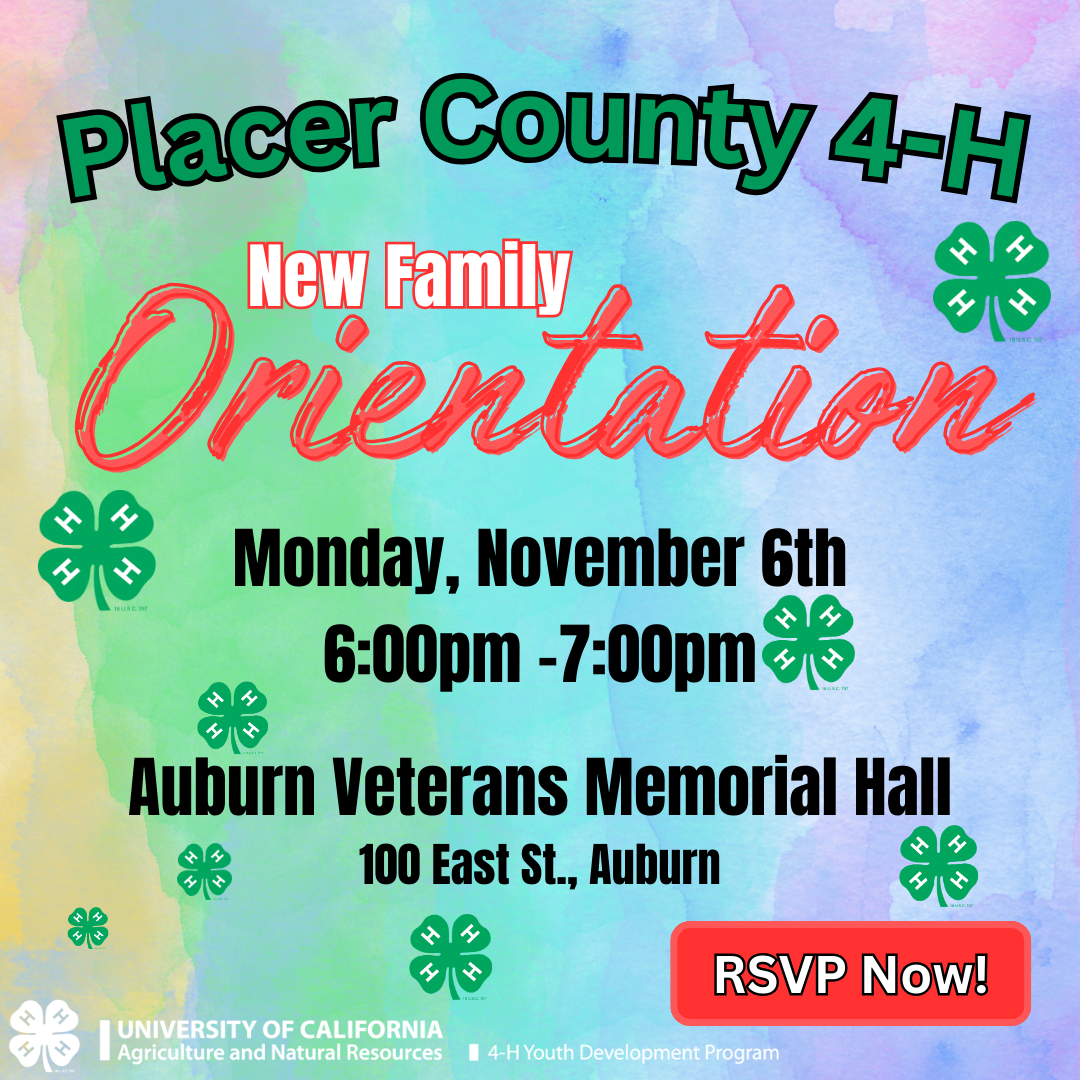 Placer County 4-H New Family Orientation (1)