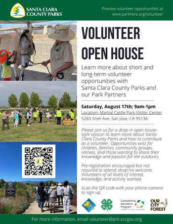 20280817 Martial Cottle Volunteer Open House Flyer