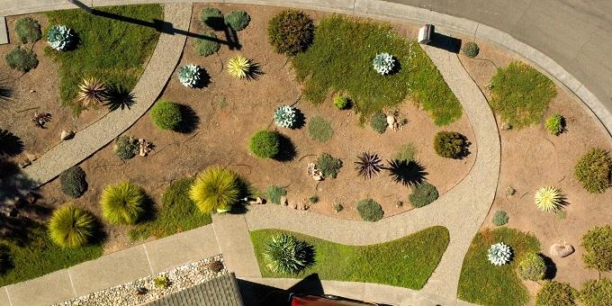 Oakmont garden defensible space (photo by Alex Roa)