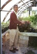 Desmond Jolly visits the Knoershield greenhouse where herbs and flowers are grown for resale.