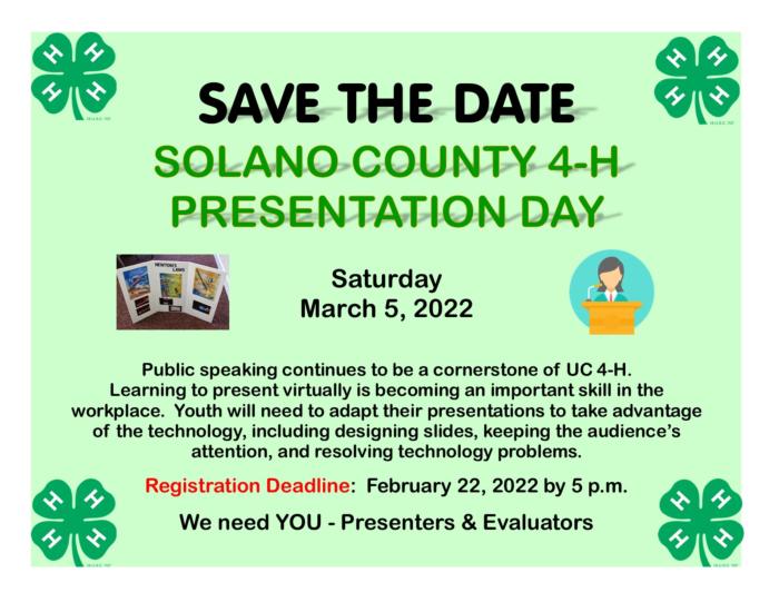Save the Date Presentation Day no links
