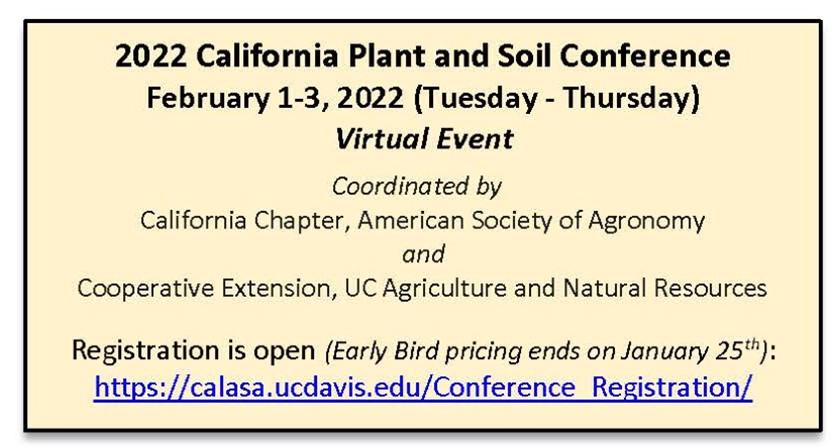Plant and Soil Conference