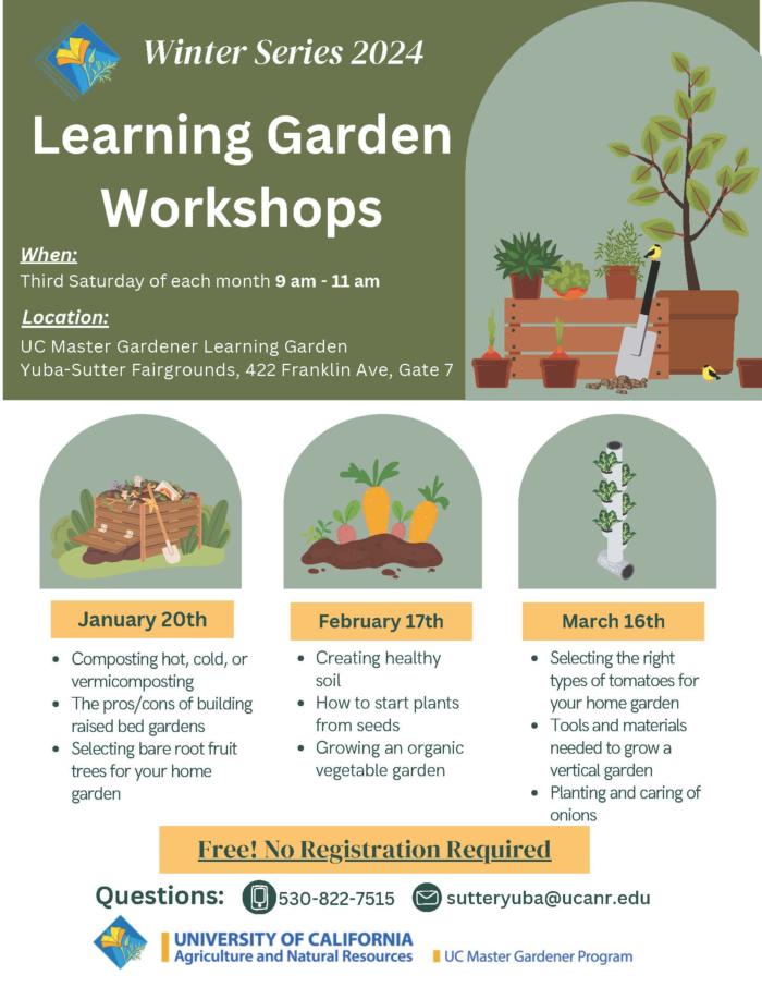 Winter Series Learning Garden Workshop