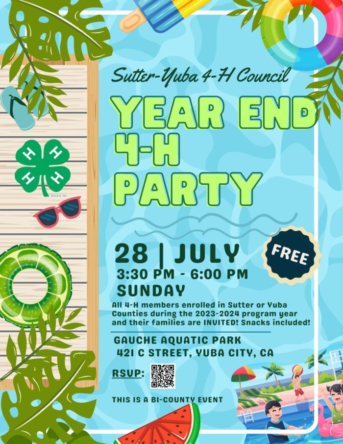 2024 Year End 4-H Party Flyer (1)