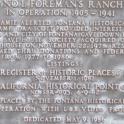 Ranch house plaque