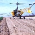 Helicopter for spraying Merced-1952